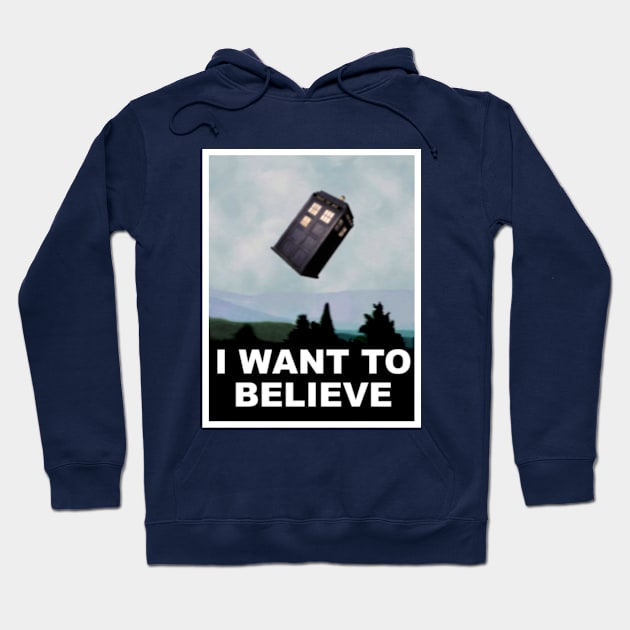 I Want to Believe... in The Doctor Hoodie by toruandmidori